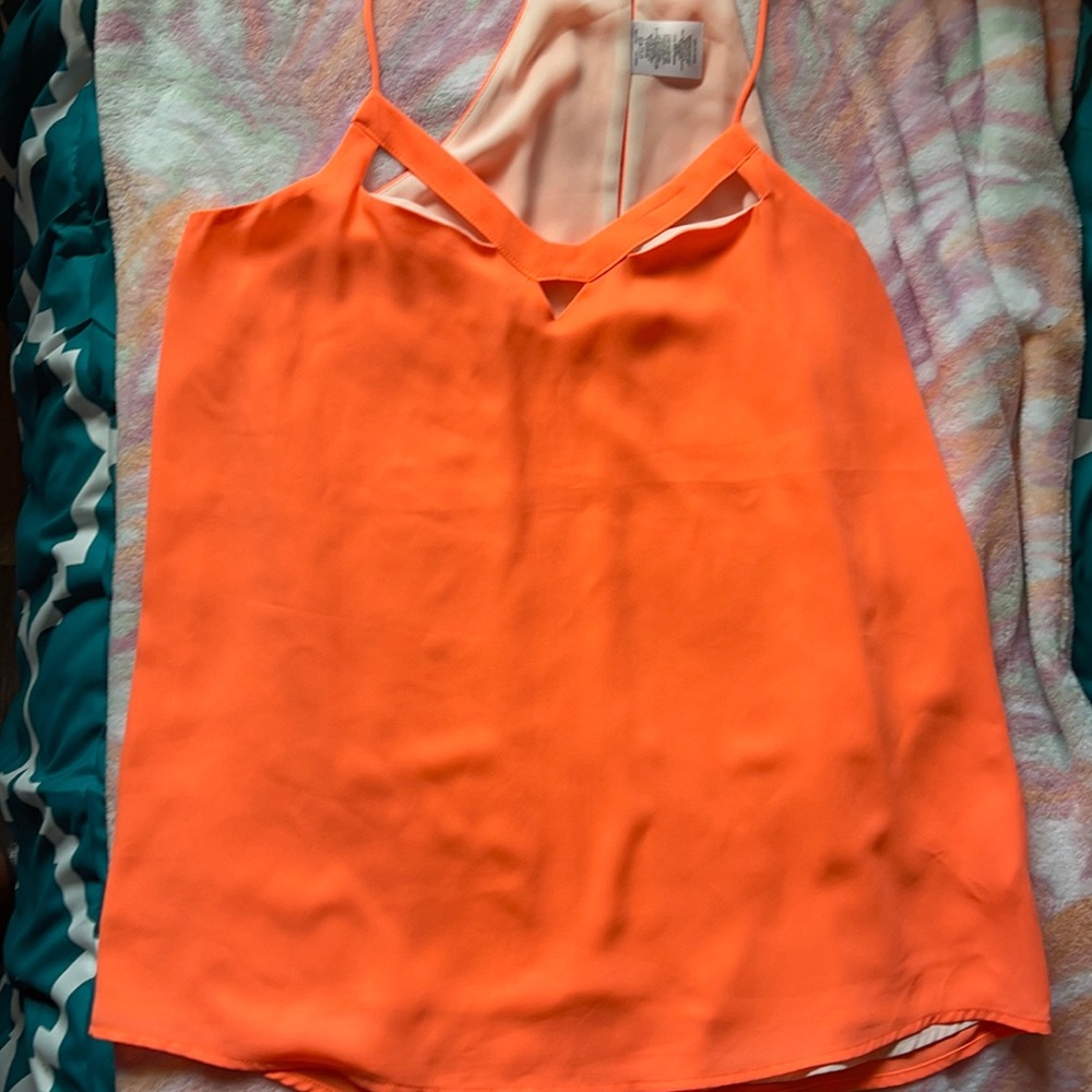 Express Neon salmon top